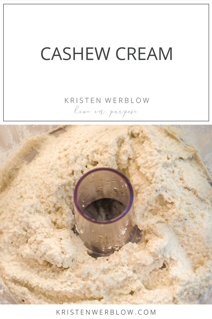 Cashew Cream | KristenWerblow.com